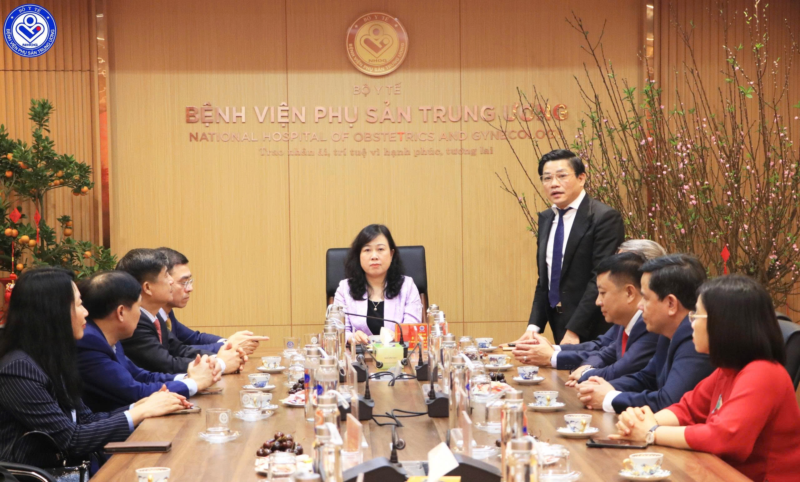 TTND.GS.TS Nguyễn Duy Ánh bày tỏ sự trân trọng trước sự quan tâm sâu sắc, chỉ đạo sát sao của lãnh đạo Bộ Y tế