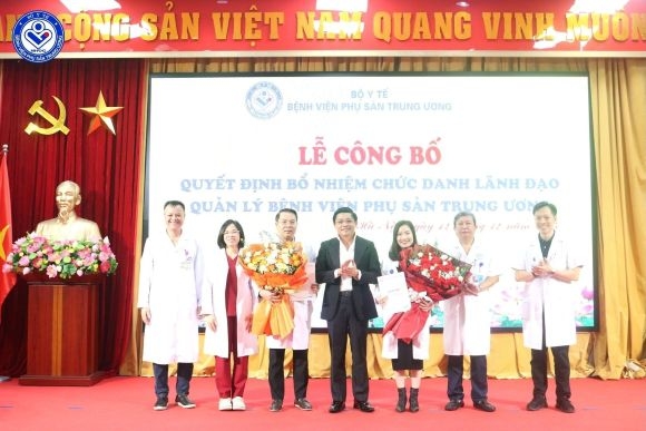 Lễ công bố quyết định bổ nhiệm các chức vụ lãnh đạo, quản lý tại bệnh viện phụ sản trung ương